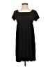 JJ Basics Solid Black Casual Dress Size XS - photo 1