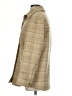 Vince. Plaid Tan Wool Coat Size S - photo 5