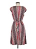 Laundry by Design Print Red Casual Dress Size M - photo 2