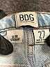 BDG 100% Cotton Color Block Blue Jeans Size 27 waist - photo 7
