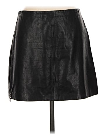 Alice + Olivia Leather Skirt (view 1)