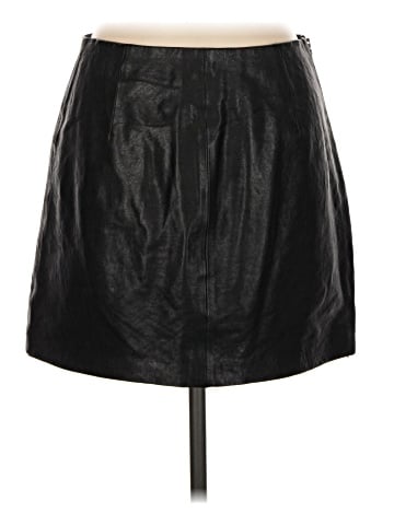 Alice + Olivia Leather Skirt (view 2)