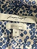 Foxcroft 100% Cotton Blue 3/4 Sleeve Blouse Size 12 - photo 7
