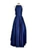 Betsy & Adam 100% Polyester Solid Blue Cocktail Dress Size 2 - photo 2