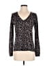 Old Navy Animal Print Gray Pullover Sweater Size S - photo 1