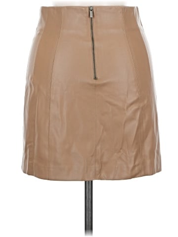 Zara Faux Leather Skirt (view 2)