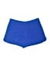 Vince. 100% Silk Solid Blue Shorts Size 2 - photo 1