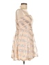 Charlotte Russe 100% Polyester Metallic Silver Cocktail Dress Size L - photo 4