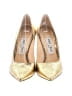 Jimmy Choo Metallic Gold Heels Size EU 37 1/2 - photo 2