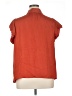 Nine West 100% Polyester Orange Short Sleeve Blouse Size 1X - photo 2