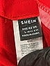 Shein 100% Polyester Solid Red Skort Size L - photo 3