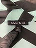 Sami & JO 100% Polyester Chevron-herringbone Teal 3/4 Sleeve Blouse Size XL - photo 7