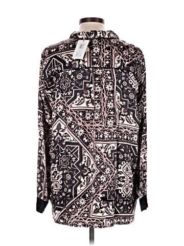 Johnny Was Long Sleeve Silk Top (view 2)