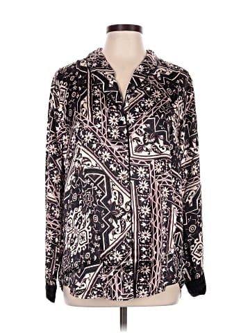 Johnny Was Long Sleeve Silk Top (view 1)