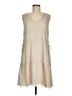 Gap 100% Polyester Tan Casual Dress Size 8 - photo 1