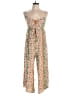 O'Neill Paisley Orange Tan Jumpsuit Size L - photo 1