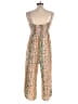O'Neill Paisley Orange Tan Jumpsuit Size L - photo 2