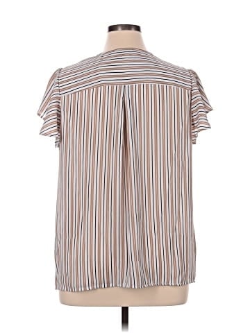 Adrianna Papell Short Sleeve Blouse (view 2)