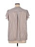Adrianna Papell 100% Polyester Brown Short Sleeve Blouse Size 1X - photo 2