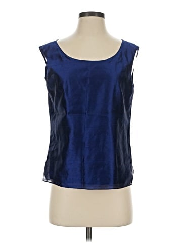 Dana B. & Karen Sleeveless Silk Top (view 1)