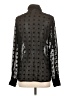 Lulus 100% Polyester Polka Dots Black Long Sleeve Blouse Size S - photo 2