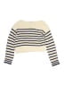 Crewcuts 100% Cotton Stripes Ivory Pullover Sweater Size 6 - 7 - photo 1