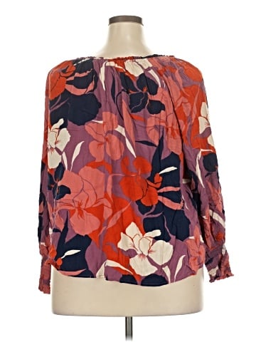 Terra & Sky 3/4 Sleeve Blouse (view 2)