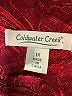 Coldwater Creek Paisley Red Coat Size 1X - photo 6
