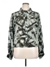 Sanctuary 100% Rayon Print Green Long Sleeve Blouse Size XL - photo 1