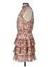 1.State 100% Polyester Paisley Pink Cocktail Dress Size L - photo 5