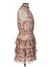 1.State 100% Polyester Paisley Pink Cocktail Dress Size L - photo 4