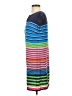Old Navy 100% Polyester Stripes Blue Casual Dress Size S - photo 5