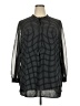 Anne Klein 100% Polyester Polka Dots Black 3/4 Sleeve Blouse Size 2X - photo 1