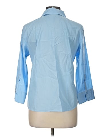 Talbots 3/4 Sleeve Button-Down Shirt (view 2)
