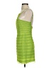 STAUD 100% Polyester Stripes Green Cocktail Dress Size 4 - photo 5