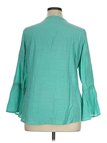 NY Collection 3/4 Sleeve Blouse (view 2)