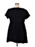 ASOS Design 100% Baumwolle Black Short Sleeve Top Size 16 - photo 2