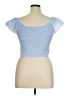 Universal Thread 100% Cotton Blue Short Sleeve Top Size XL - photo 2