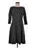 Taylor Tweed Black Casual Dress Size 6 - photo 1