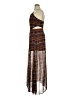 GB 100% Polyester Brown Cocktail Dress Size L - photo 5