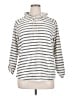 Style&Co Stripes Silver Pullover Sweater Size XL - photo 1