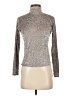 Frazier Lawrence Silver Long Sleeve Turtleneck Size S - photo 1