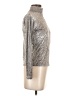 Frazier Lawrence Silver Long Sleeve Turtleneck Size S - photo 4