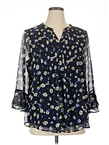 Charter Club 3/4 Sleeve Blouse (view 1)