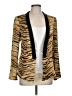 Zara Animal Print Gold Blazer Size L - photo 1