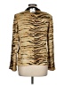 Zara Animal Print Gold Blazer Size L - photo 2