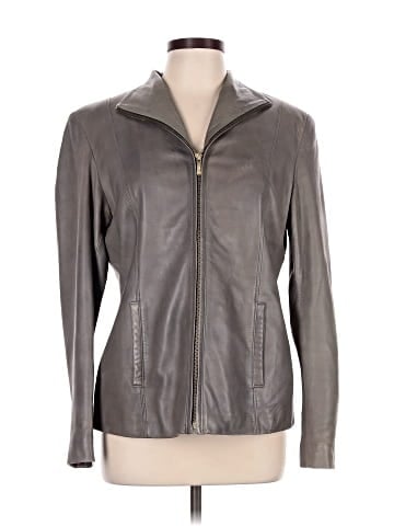 Cole Haan Leather Jacket (view 1)