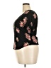Rewind 100% Rayon Black Short Sleeve Top Size XXL - photo 5