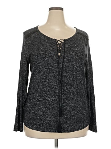 St. John's Bay Long Sleeve Top (view 1)