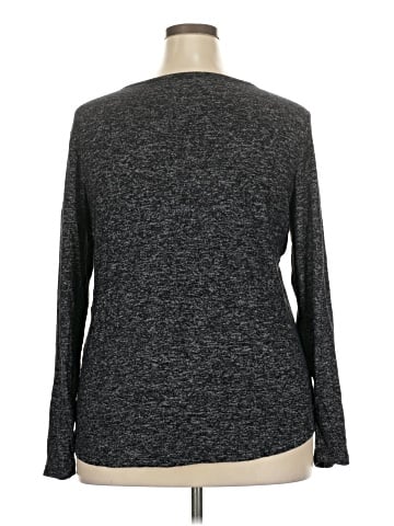 St. John's Bay Long Sleeve Top (view 2)